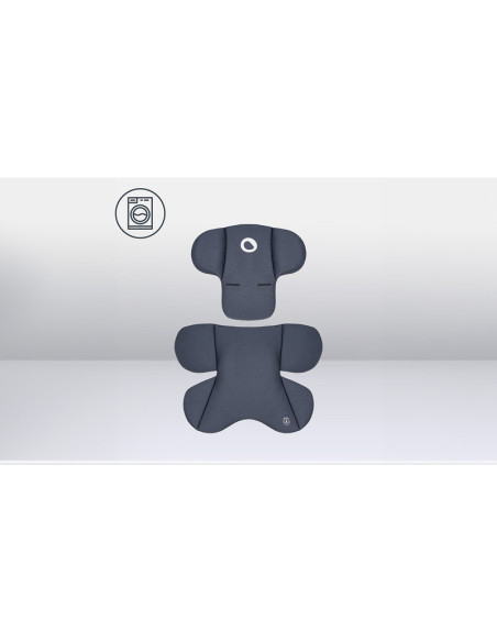 BN-LO-ASTRID_I-SIZE_BLACK_GREY,Lionelo - Soica auto i-Size Astrid, 0-13 Kg, 40-87 cm, Cu maner si capotina reglabile, Cu protect