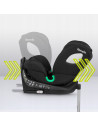 BN-LO-BRAAM I-SIZE BLACK CARBON,Lionelo - Scaun auto i-Size Braam, 0-36 Kg, 40-150 cm, Cu isofix si picior de fixare, Protectie 
