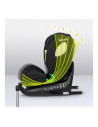 BN-LO-BRAAM I-SIZE BLACK CARBON,Lionelo - Scaun auto i-Size Braam, 0-36 Kg, 40-150 cm, Cu isofix si picior de fixare, Protectie 