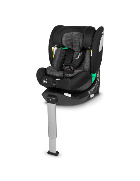 BN-LO-BRAAM I-SIZE BLACK CARBON,Lionelo - Scaun auto i-Size Braam, 0-36 Kg, 40-150 cm, Cu isofix si picior de fixare, Protectie 