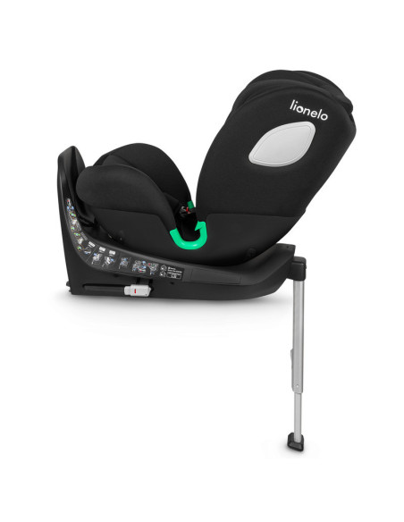 BN-LO-BRAAM I-SIZE BLACK CARBON,Lionelo - Scaun auto i-Size Braam, 0-36 Kg, 40-150 cm, Cu isofix si picior de fixare, Protectie 