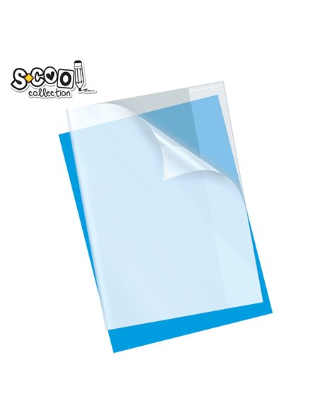 SC143,Set 10 Coperti Caiet A5 S-Cool, transparente, SC143