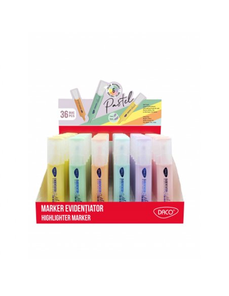 MK436,Marker evidentiator DACO 36 buc, Pastel