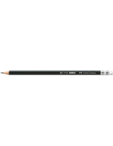 FC111200,Creion grafit hb cu guma 1112 faber-castell