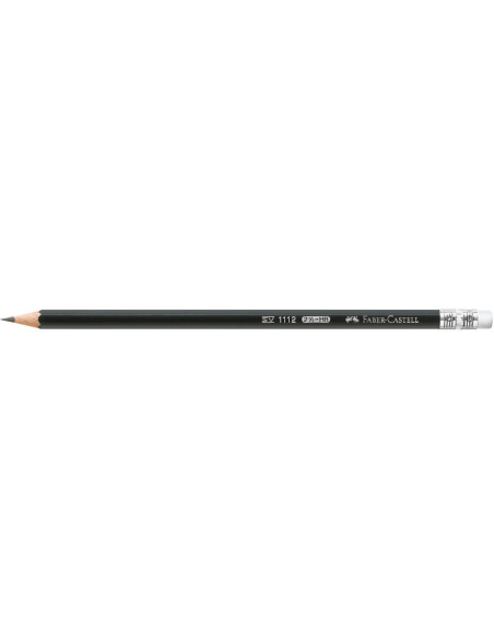 FC111200,Creion grafit hb cu guma 1112 faber-castell