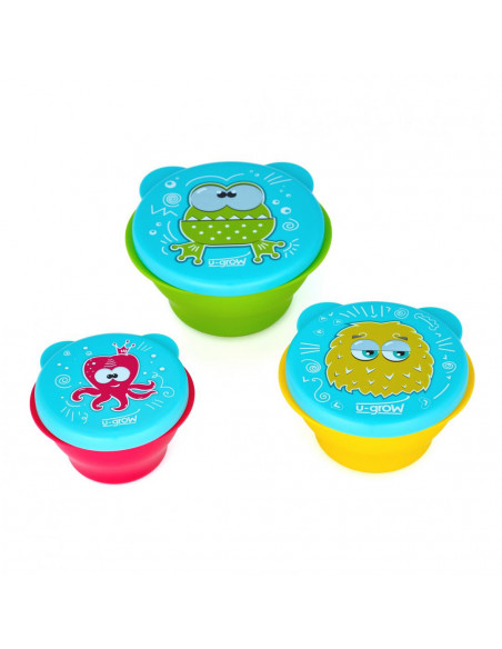 Set 3 Boluri Hranire 160/240/340ml A-1550,A-1550