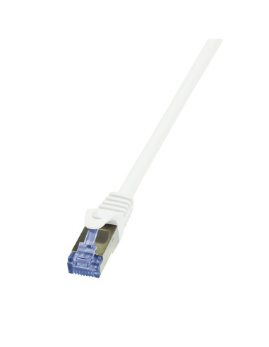 RY-CQ4061S,PATCH CORD S/FTP LOGILINK Cat7, LSZH, cupru, 600MHz, mufe RJ45 Cat6a, 3 m, alb, AWG26, dublu ecranat "CQ4061S" (timbr