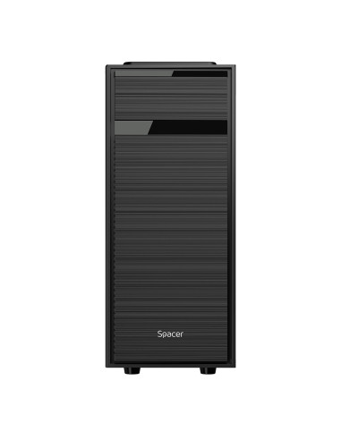 SPCS-GC-TOP-GLASS,CARCASA SPACER - gaming, Middle Tower, ATX, fara sursa, sticla securizata, USB 2.0 x 2, USB 3.0 x 1, PSU shrou