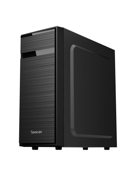 SPCS-GC-TOP-GLASS,CARCASA SPACER - gaming, Middle Tower, ATX, fara sursa, sticla securizata, USB 2.0 x 2, USB 3.0 x 1, PSU shrou
