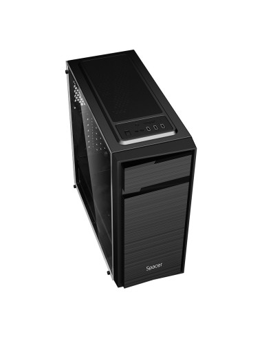 SPCS-GC-TOP-GLASS,CARCASA SPACER - gaming, Middle Tower, ATX, fara sursa, sticla securizata, USB 2.0 x 2, USB 3.0 x 1, PSU shrou