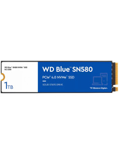 WDS100T3B0E,SSD WD Blue SN580 1TB M.2 2280 PCIe Gen4 x4 NVMe TLC, Read/Write: 4150/4150 MBps, IOPS 600K/750K, TBW: 600 "WDS100T3
