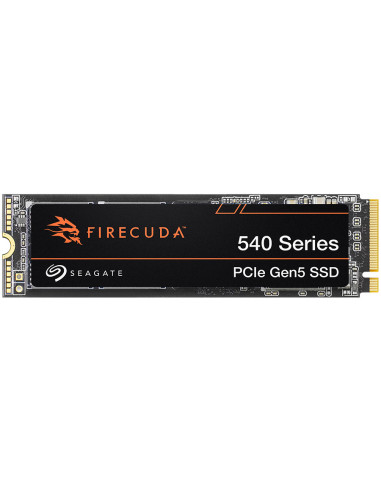 ZP1000GM3A004,SSD SEAGATE FireCuda 540 HeatSink 1TB M.2 2280-D2 PCIe Gen5 x4 NVMe 2.0, Read/Write: 9500/8500 MBps, IOPS 1300K/15