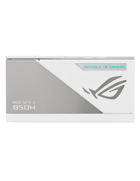 ROG-LOKI-850P-WHITE-SFX-L-GAMING,SURSA ASUS ROG LOKI 850W 80+Platinum "ROG-LOKI-850P-WHITE-SFX-L-GAMING" timbru verde 2 lei