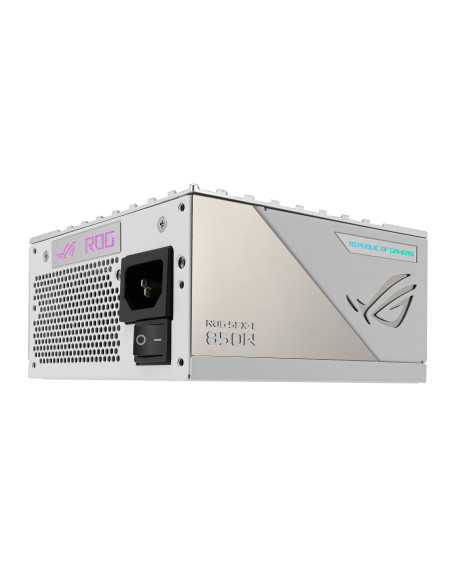 ROG-LOKI-850P-WHITE-SFX-L-GAMING,SURSA ASUS ROG LOKI 850W 80+Platinum "ROG-LOKI-850P-WHITE-SFX-L-GAMING" timbru verde 2 lei