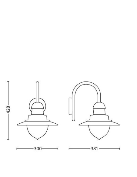 000008718696169872,RAINDROP WALL LANTERN BLACK 1X60W 230V "000008718696169872" timbru verde 2 lei