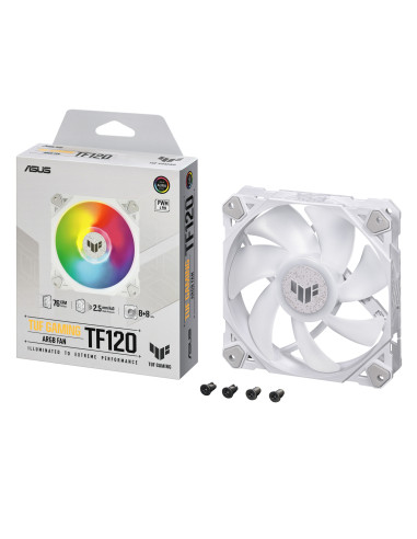 TUF GAMING TF120 ARGB WHITE,Fan Asus TUF Gaming TF120 ARGB WHITE "TUF GAMING TF120 ARGB WHITE" timbru verde 4 lei