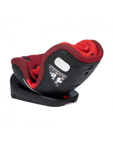 Scaun auto rotativ 360 gr cu Isofix, Rosu,UGHCS-07RD