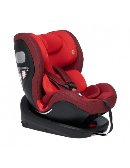 Scaun auto rotativ 360 gr cu Isofix, Rosu,UGHCS-07RD