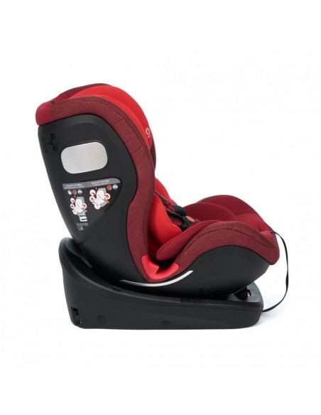 Scaun auto rotativ 360 gr cu Isofix, Rosu,UGHCS-07RD