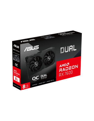 DUAL-RX7600-O8G-V2,Asus Dual Radeon RX 7600 8GB OC V2 "DUAL-RX7600-O8G-V2"