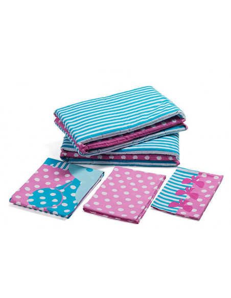 Lenjerie pat imprimeu Elefanti (5pcs),UBS5-ELP