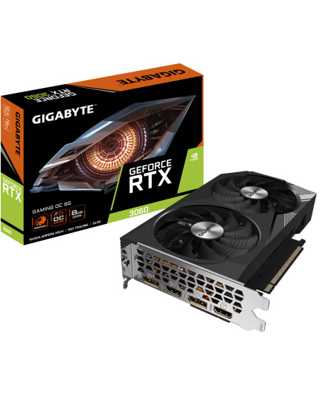 GV-N3060GAMING OC-8GD 2.0,GIGABYTE RTX 3060 GAMING OC 8GB GDDR6 2xHDMI 2xDP "GV-N3060GAMING OC-8GD 2.0"