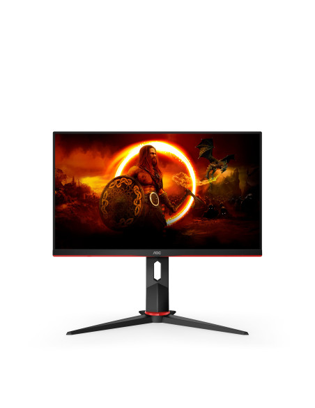Q24G2A/BK,Monitor AOC G2 Q24G2A/BK, 60,5 cm (23.8"), 2560 x 1440 Pixel, 4 ms, Negru, Rosu