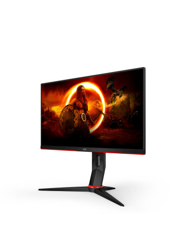 Q24G2A/BK,Monitor AOC G2 Q24G2A/BK, 60,5 cm (23.8"), 2560 x 1440 Pixel, 4 ms, Negru, Rosu