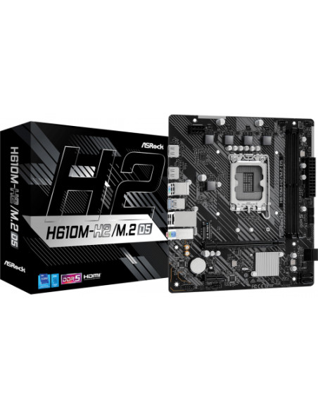 H610M-H2/M.2 D5,Placa de baza ASRock H610M-H2/M.2 D5, Intel H610, Socket 1700, mATX