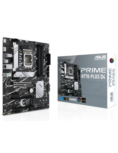 Placa de baza ASUS PRIME H770-PLUS D4, Intel H770, Socket 1700