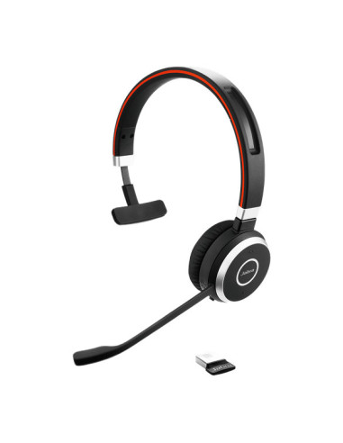 6593-833-309,Casca cu microfon Jabra Evolve 65 SE Microsoft Mono, Bluetooth, Negru