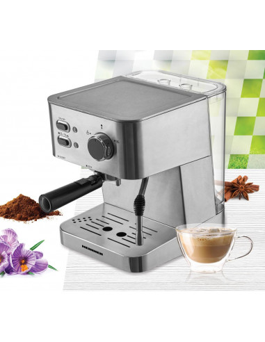 Espressor Heinner HEM-1050SS, pompa presiune: 20 bar, putere: