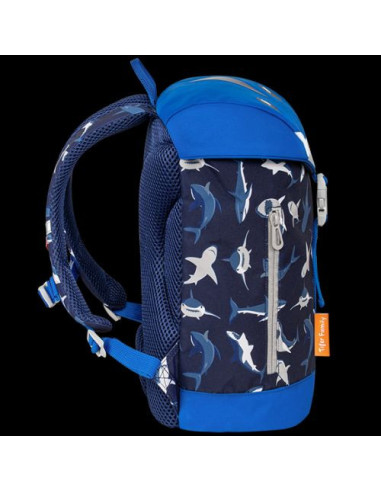SKBK-012A,Rucsac mini buckle, motiv hungry shark