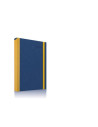 2024-9493870,Agenda datata ro a5, 352 pagini, coperta din piele sintetica, premium deluxe borneo, culoare albastru / galben, 202