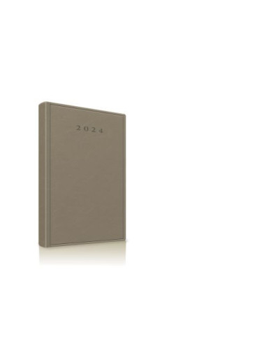 2024-9492880,Agenda datata ro A5, 352 pagini, coperta buretata, culoare bej 2024