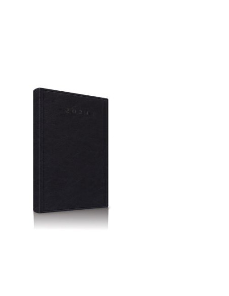 2024-9492800,Agenda datata ro A5, 352 pagini, coperta buretata, culoare negru 2024