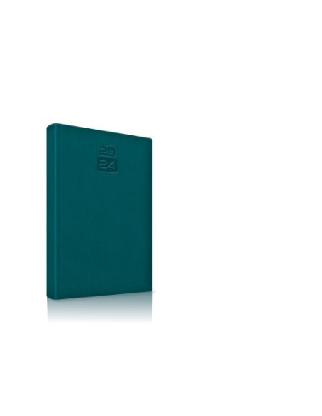 2024-9493670,Agenda datata Tucson 2024 ro A5, 352 pagini, coperta buretata, Albastru petrol