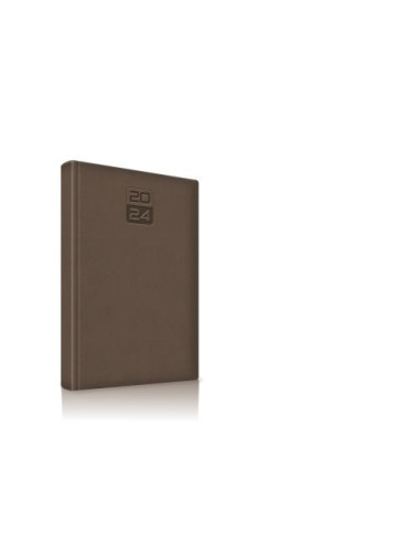 2024-9493700,Agenda datata Tucson 2024 ro A5, 352 pagini, coperta buretata, Bej