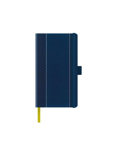 2024-9493330,Agenda nedatata a5 castelli, coperta rigida bleumarin/argintiu, elastic bleumarin, dictando ivory, cutie eleganta n