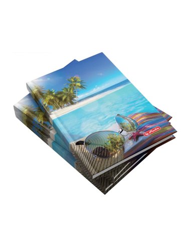 9490980,Agenda nedatata Herlitz A5 352 pagini, Motiv summer