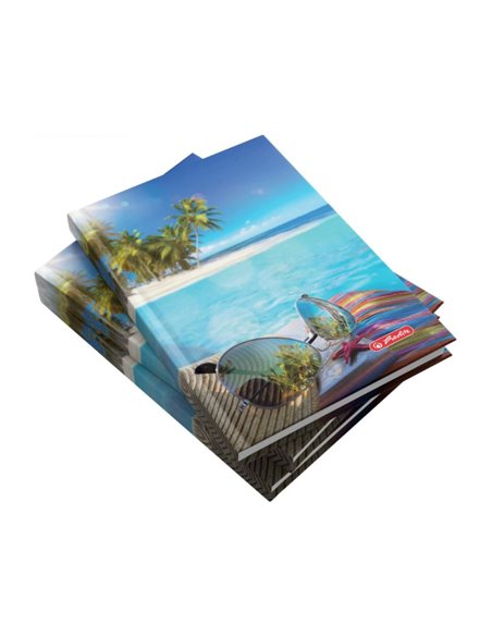 9490980,Agenda nedatata Herlitz A5 352 pagini, Motiv summer