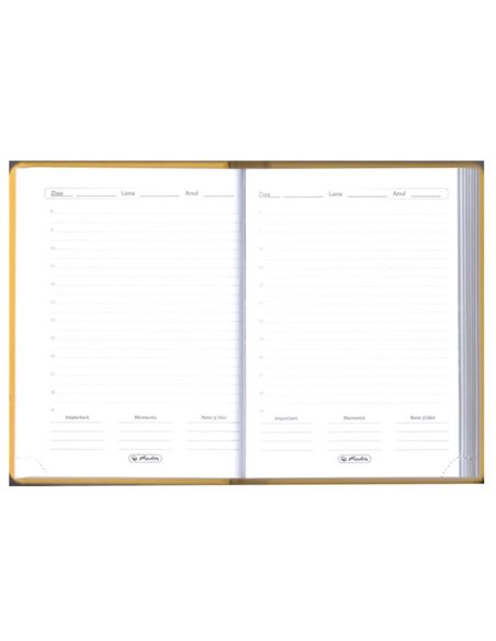 2024-9491000,Agenda nedatata Herlitz A6 352 pagini, Motiv quotes