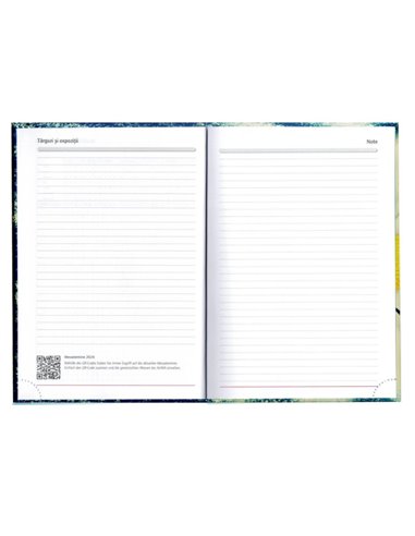 2024-9492920,Agenda datata Herlitz A5, 352 pagini, coperta buretata, Motiv cinque terre 2024
