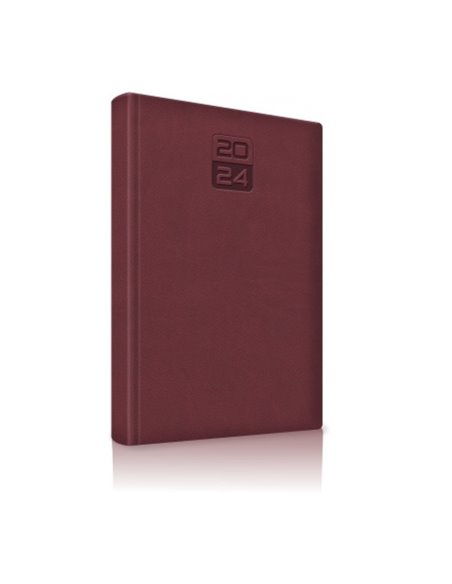 2024-9493680,Agenda datata Tucson 2024 ro A5, 352 pagini, coperta buretata, Caramiziu