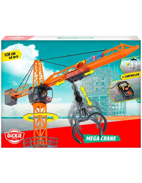 S201139012,Jucarie Dickie Toys Macara Mega Crane 120 cm cu telecomanda