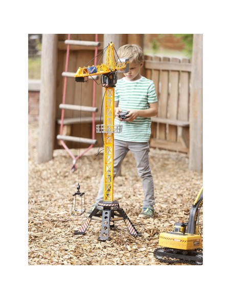 S201139012,Jucarie Dickie Toys Macara Mega Crane 120 cm cu telecomanda