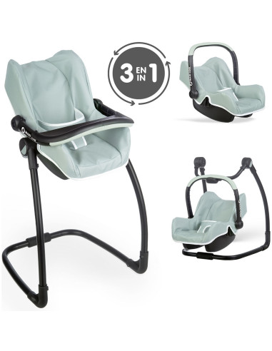 S7600240239,Scaun de masa pentru papusi Smoby Maxi Cosi Quinny 3 in 1 albastru