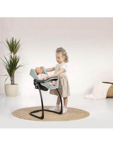S7600240239,Scaun de masa pentru papusi Smoby Maxi Cosi Quinny 3 in 1 albastru