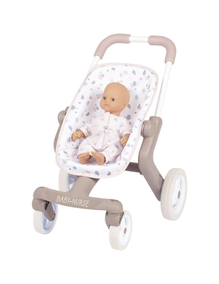 S7600251218,Carucior sport pentru papusi Smoby Baby Nurse Poussette Pop crem