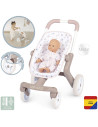 S7600251218,Carucior sport pentru papusi Smoby Baby Nurse Poussette Pop crem